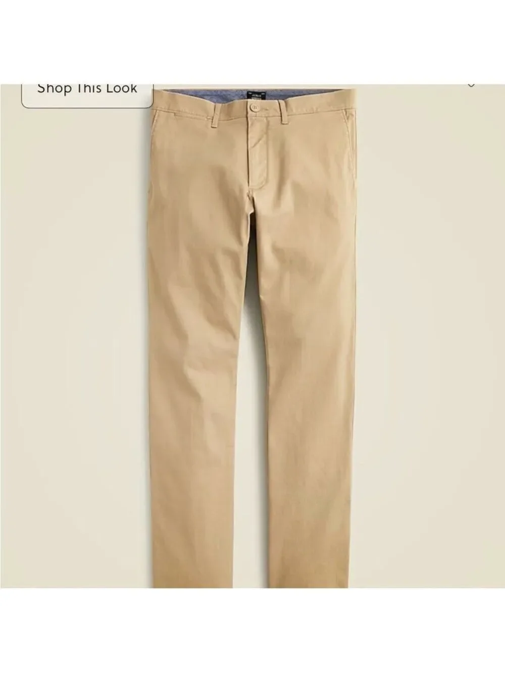 J.Crew beige Slim Chinos – 31/32 – 484 Slim Fit